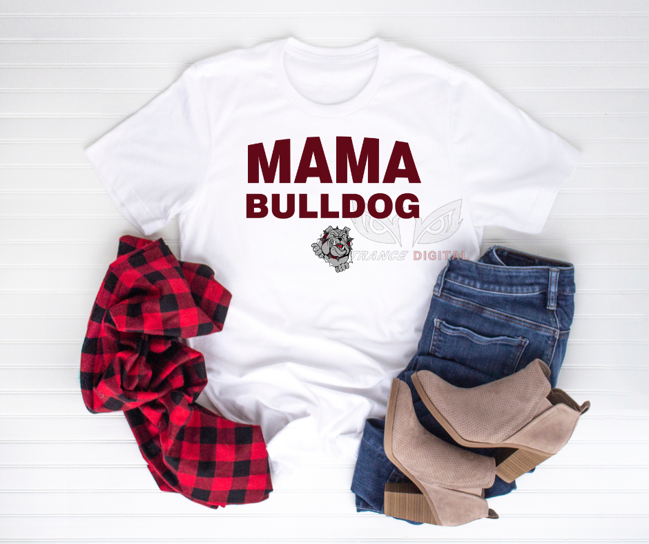 Mama School Spirit Tee *Custom for any school*