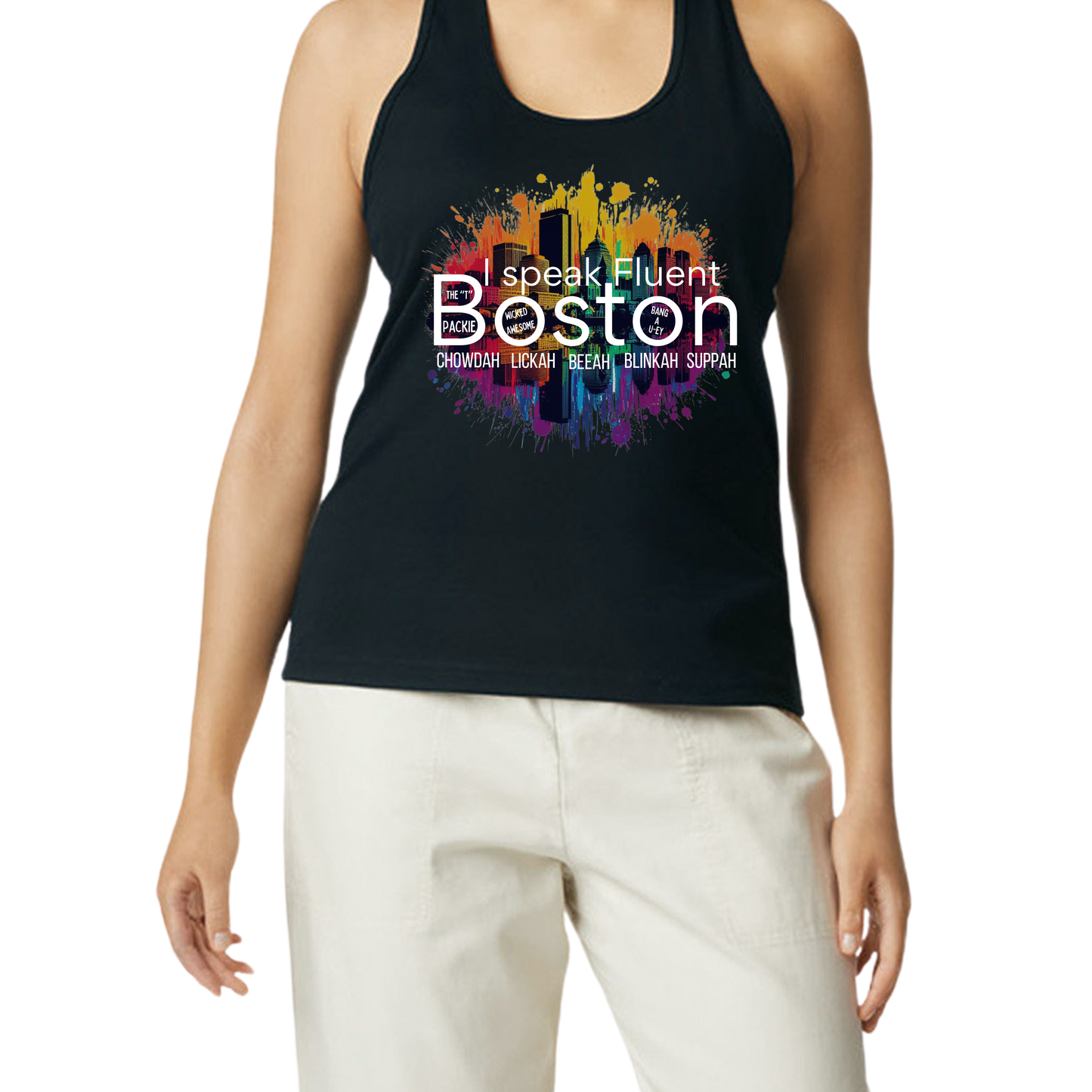 I speak fluent Boston Women's Tank