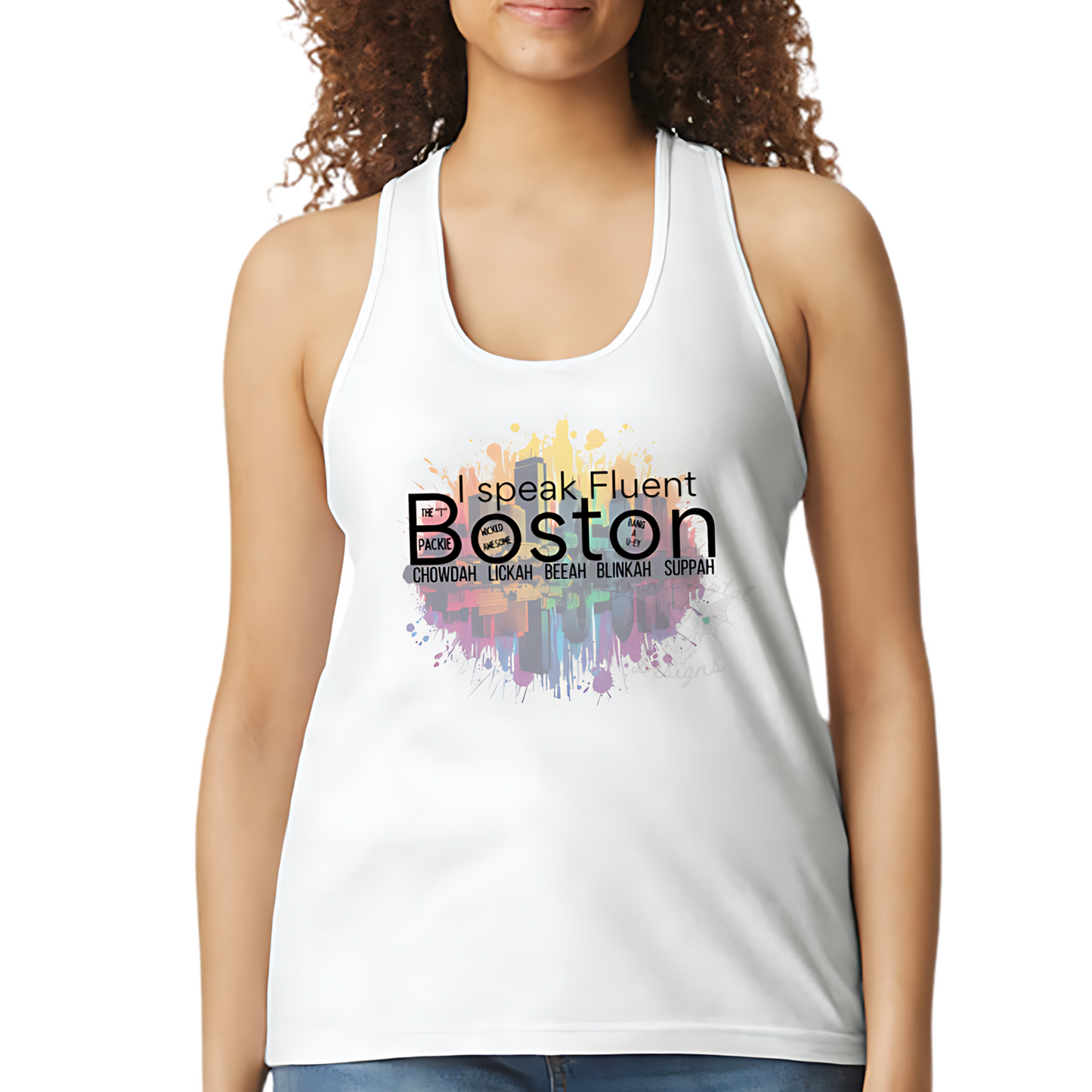 I speak fluent Boston Women's Tank