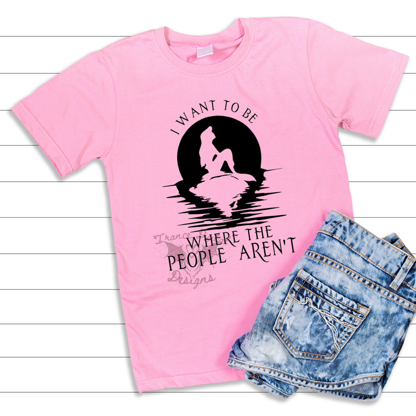 I want to be where the people aren't Tee