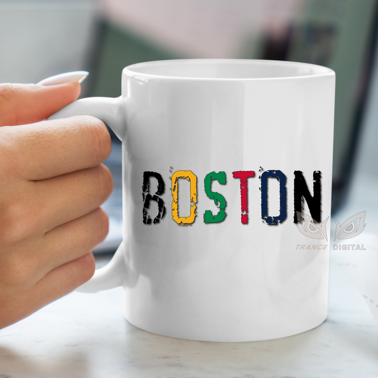 Boston sports mug