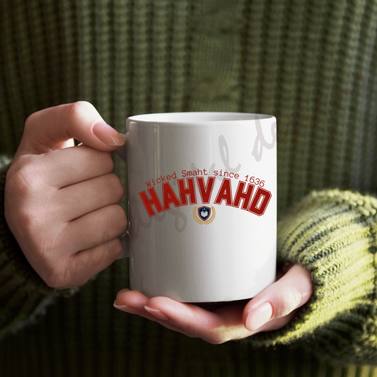 Hahvahd coffee mug