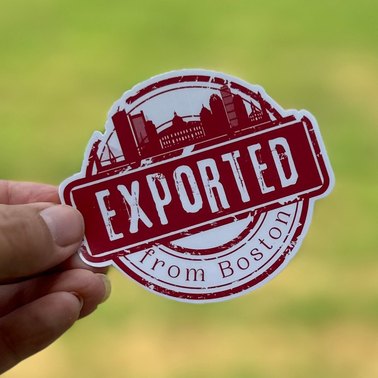 Exported from Boston Sticker