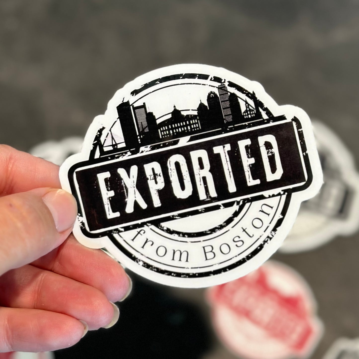 Exported from Boston Sticker