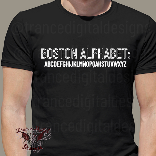 Boston Alphabet Tee