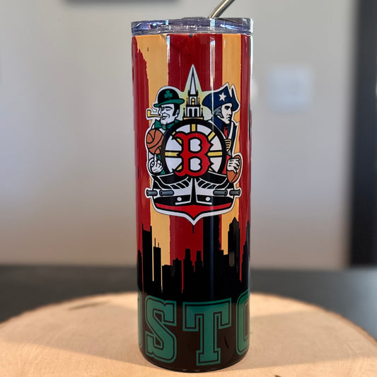 Boston teams tumbler