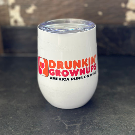 Drunkin' Grownups Wine Tumbler