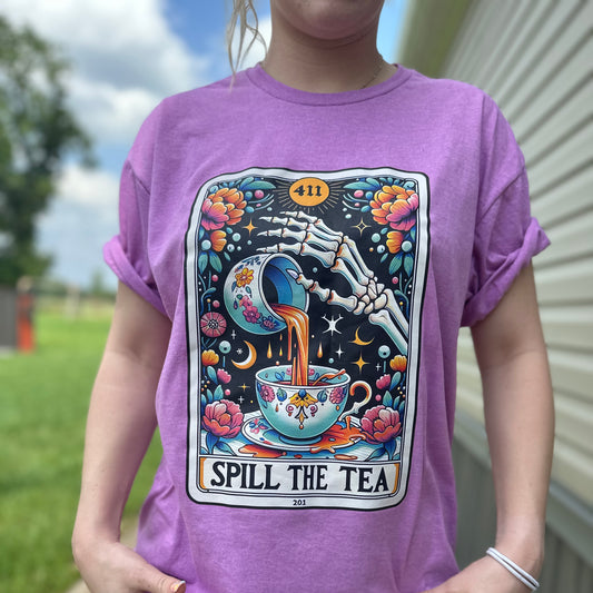 Spill The Tea Tarot Tee