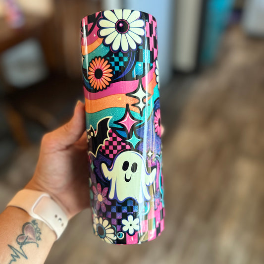 Spooky groovy 20 oz tumbler