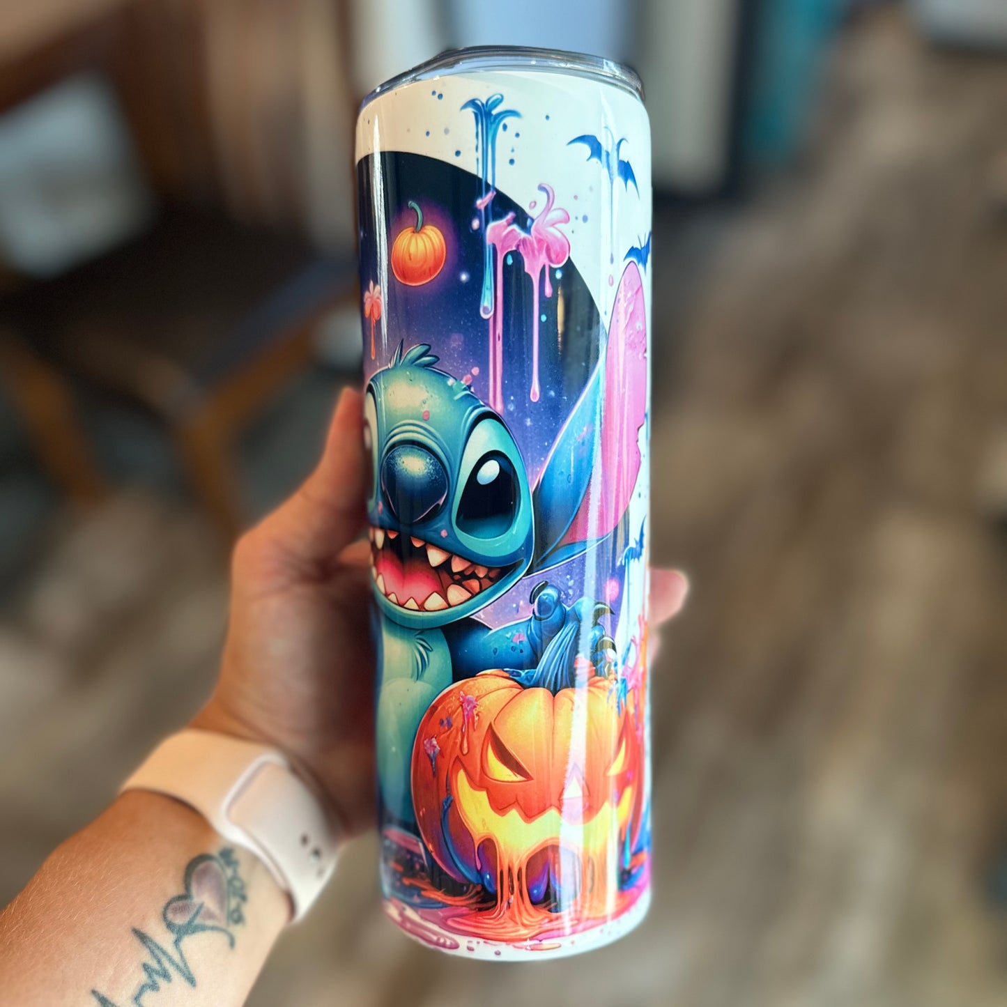 Stitch Halloween 20 oz tumbler