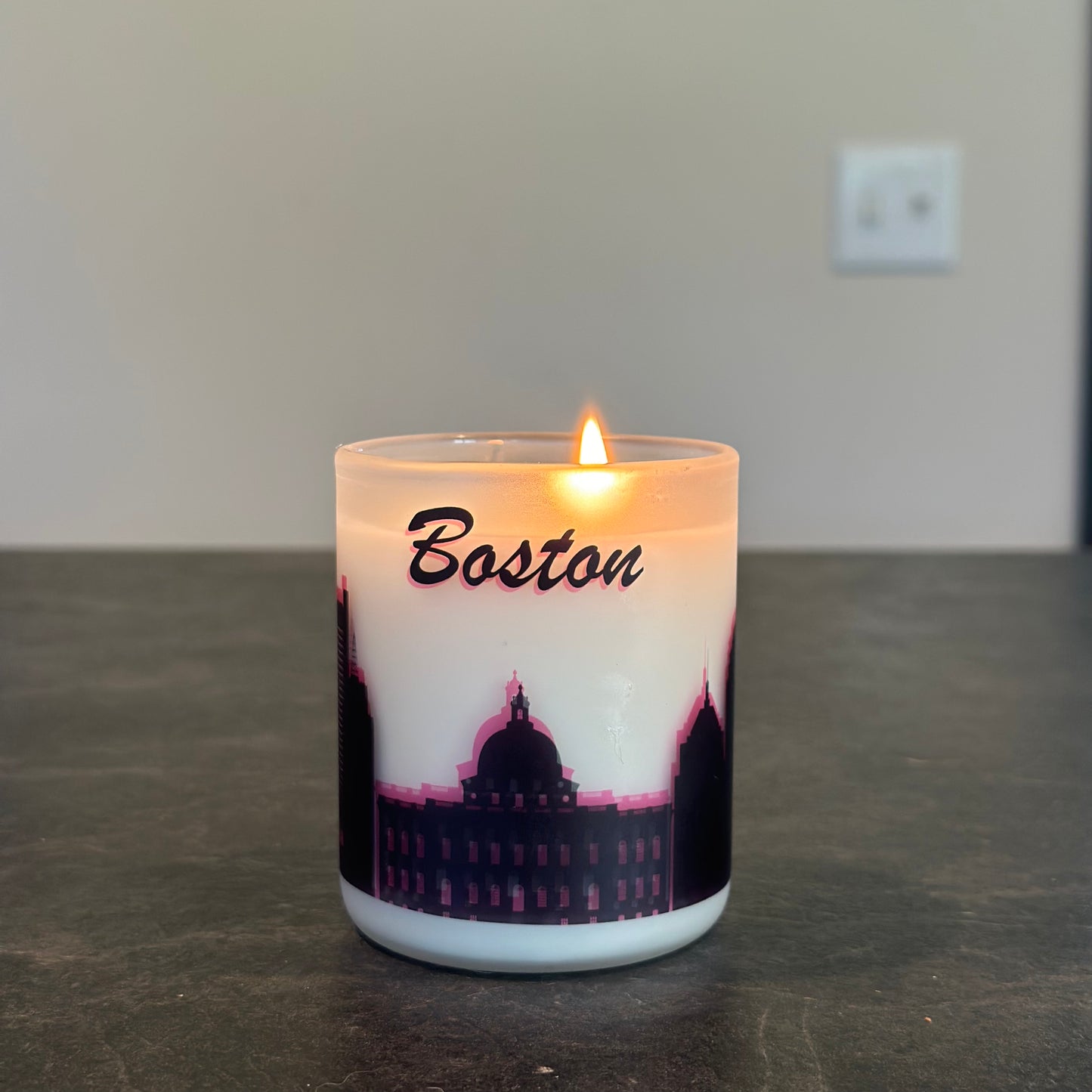 Boston 6oz glass candle