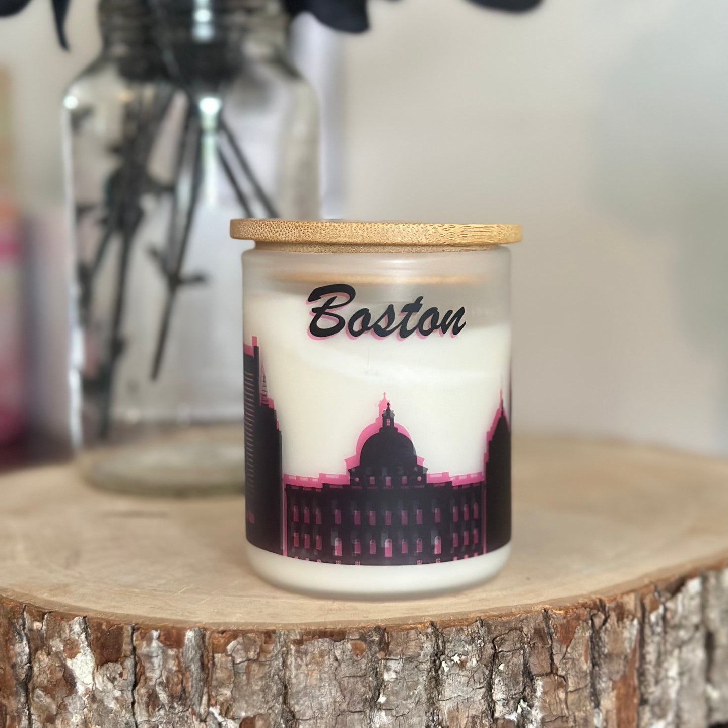 Boston 6oz glass candle