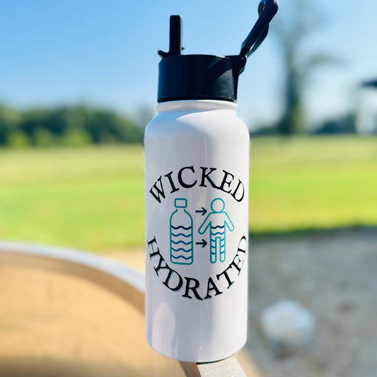 Wicked hydrated water bottle