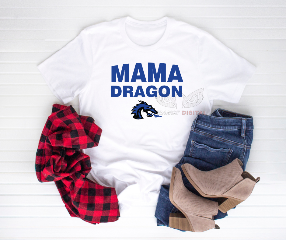 Mama School Spirit Tee *Custom for any school*